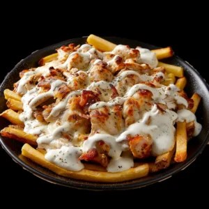 Plato de pollo gratinado